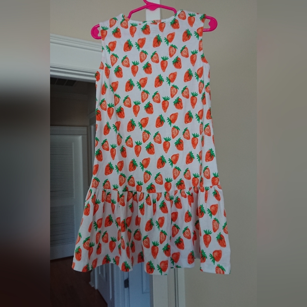 Duffield Lane Girls Layla Dress in Strawberry Fields size 5/6 - Picture 2 of 10